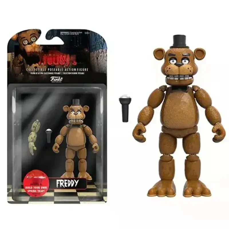 FNAF Five Nights At Freddy's Figures Nightmare Freddy Bonnie Figurines mobiles Jeu Jouets périphériques Cadeau d'anniversaire