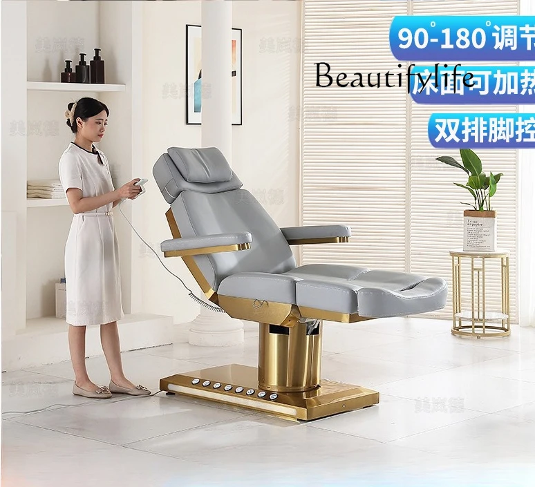 

Multifunctional electric lifting beauty bed, special massage for beauty salons, tattoo tattoo ear bed
