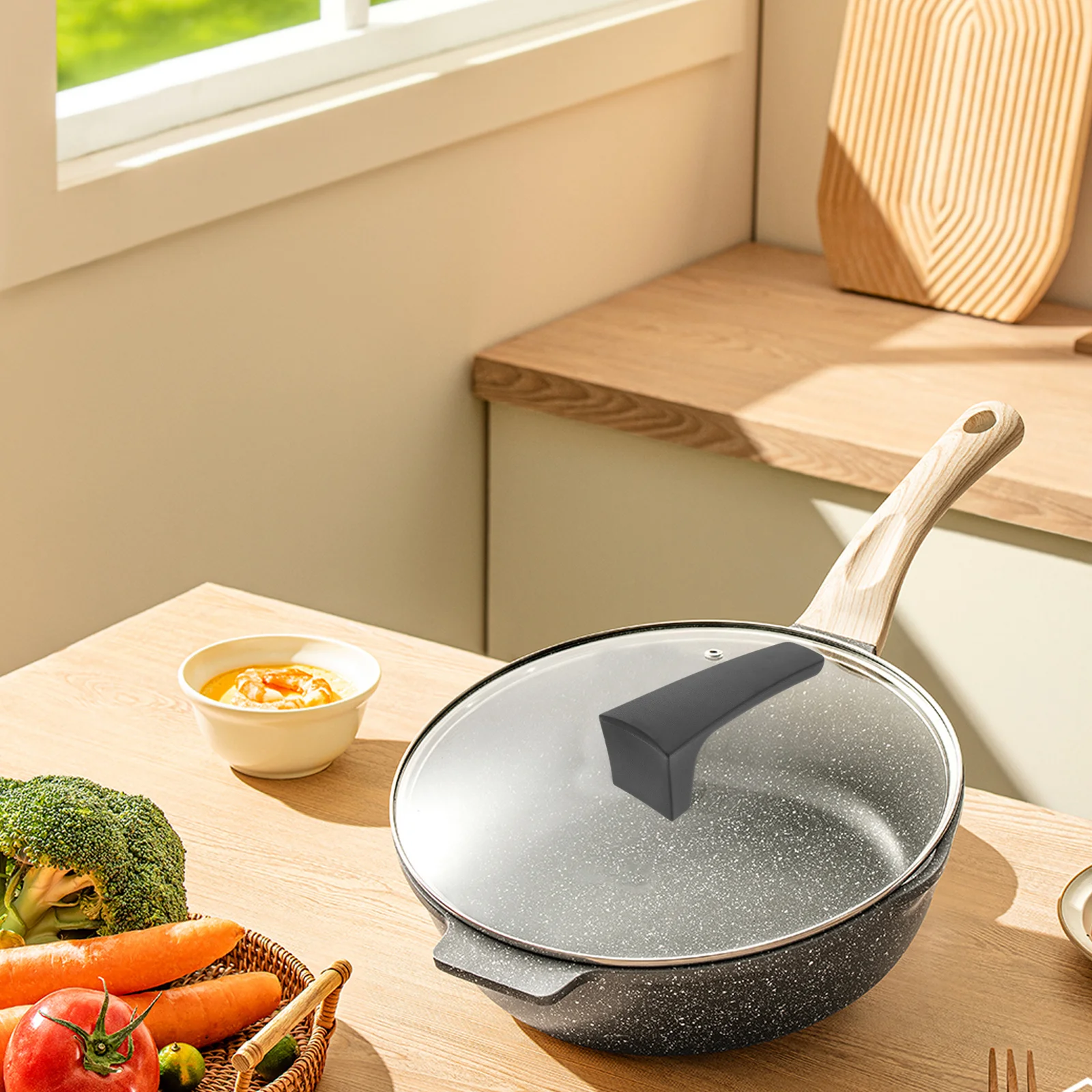 

Universal Bakelite Pot Handle Replacement Cookware Grip Kitchen Pan Saucepan Lid Cover Household Use Ergonomic Design Compatible