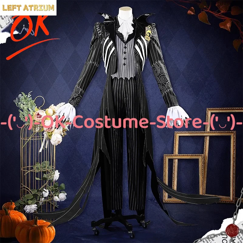 

[Customized Size] Twisted Wonderland Skully Cosplay Costume Halloween Event Game Character Outfit Carnival Party Uniform Suit