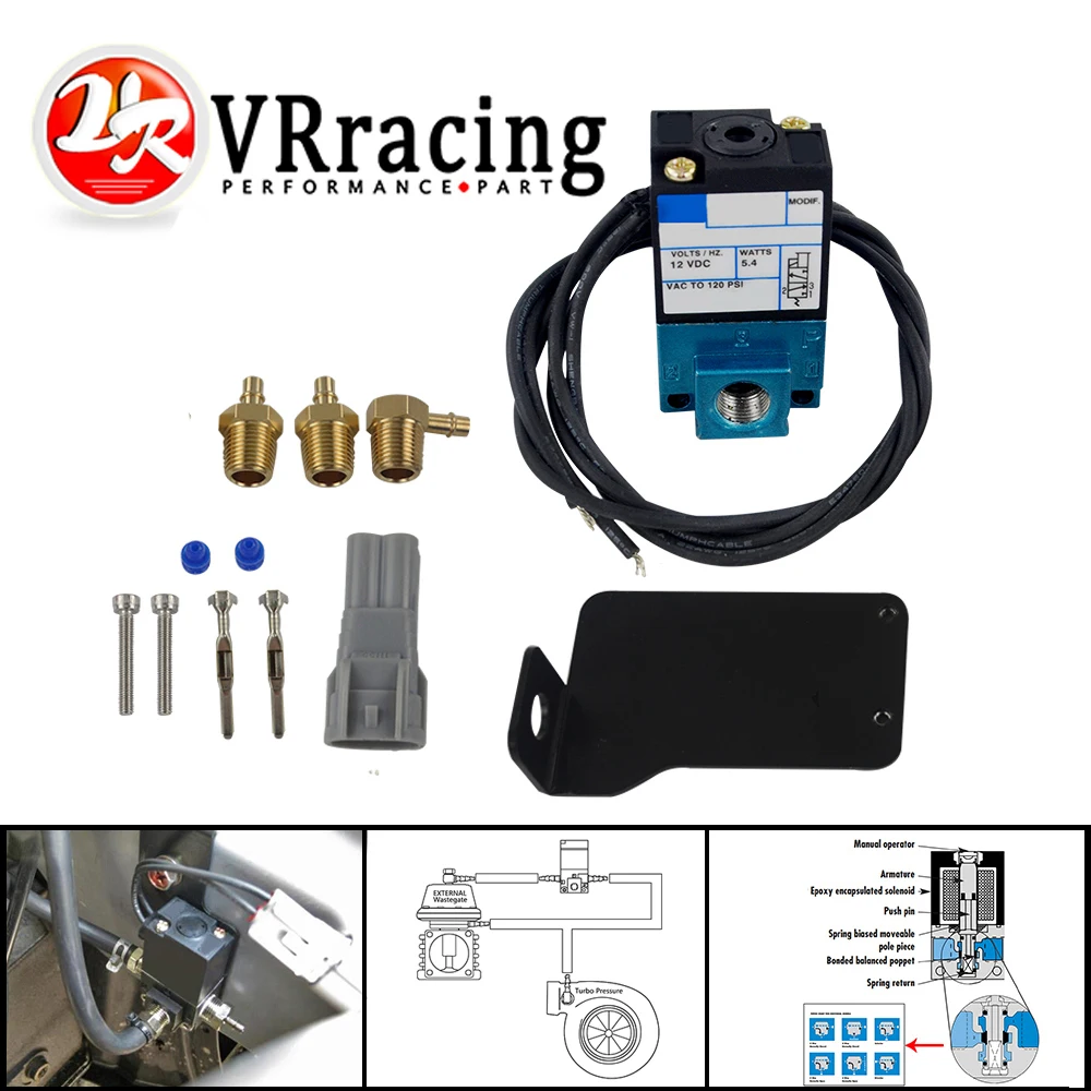 

VR - Electronic Turbo Boost Control Solenoid Valve For 08-14 Subaru WRX Legacy Forester VR-ECU03