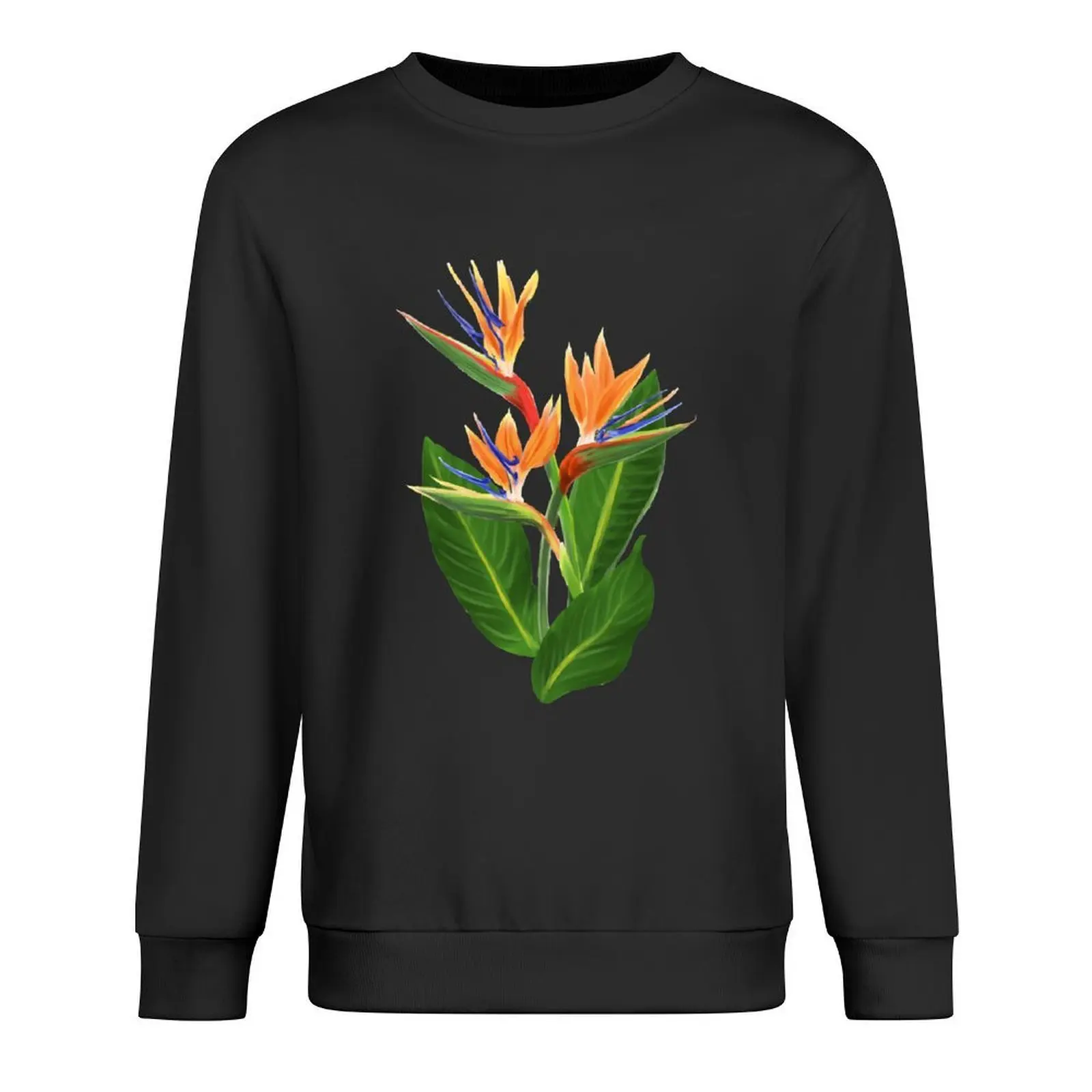 

Bird of Paradise Flower Pullover autumn mens clothing fashion men men's coat men's sweatshirt