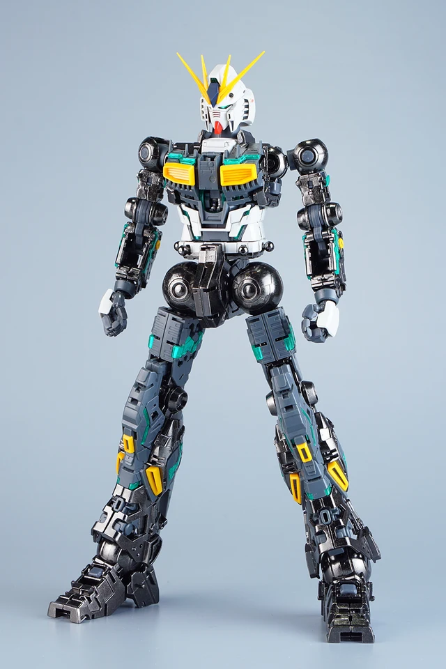 漫画の金属フレーム,頑丈な金属フレーム,1/100 mg RX-93 v nu,組み立て