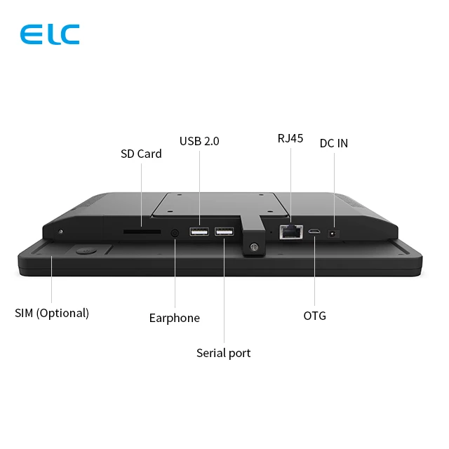 WF1032T 10.1 Inch Android Wall Hanging Tablet Pc RK3288 / RK3399 With POE NFC 200 / 500 M/P Front Camera Monitor