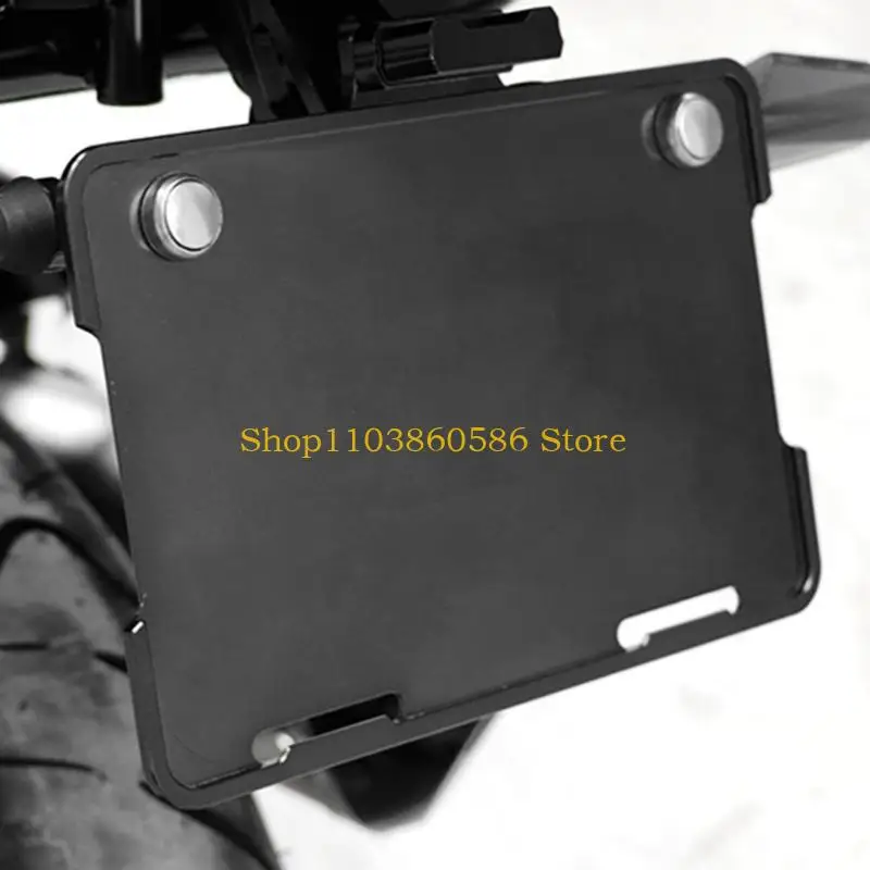 

242A Motorcycles Rear License Plate Holder Frame Bracket Aluminum Protector Holder