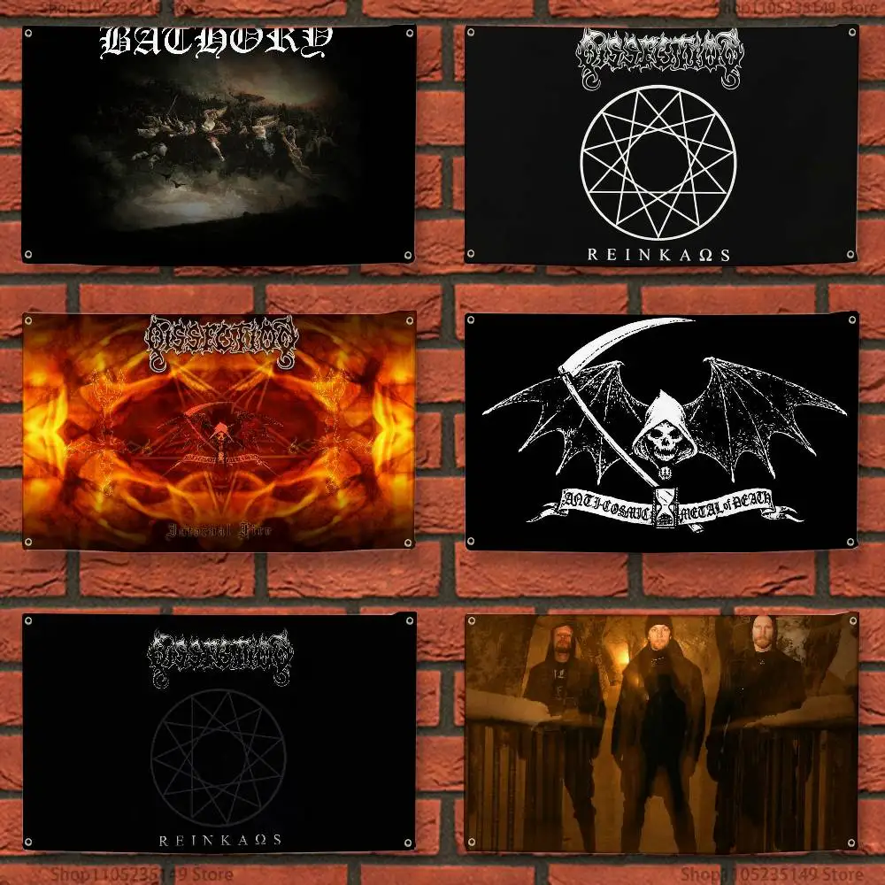 

Dissections Black FLAG 60x110CM 70x115CM 100x150CM Hoes Mad Funny Flag With Four Brass Grommets