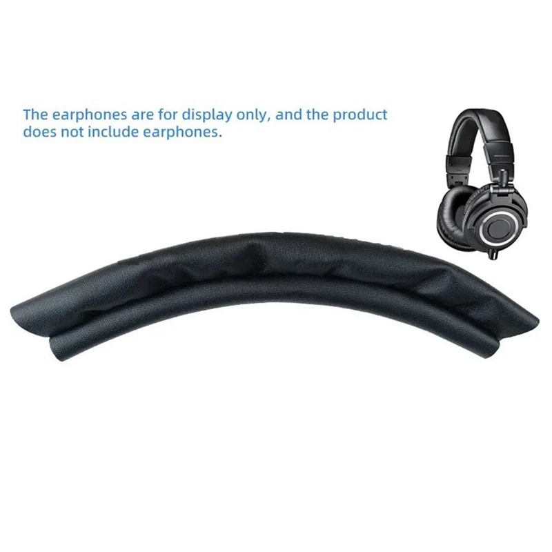 2Pcs Alternative Headband For Audio Technica ATH-M20X M30 M40 M50X Headphone Cushion Replace Cover Pad Head Band