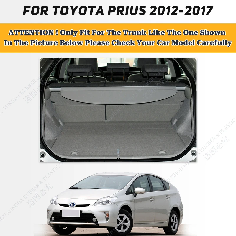 Car Floor Mats For Toyota Prius 2012 2013 2014 2015 2016 2017 Car Trunk Mat Auto Foot Pads Carpet Cover Accessories