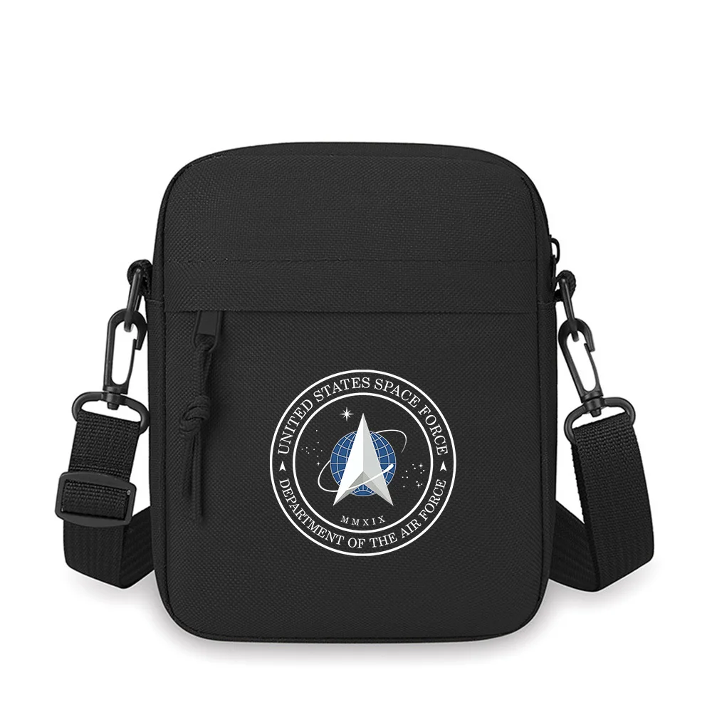 

Space Force emblem with star Men Crossbody Bag Single Shoulder Women Cartoon Anime Film Printing Design Unisex