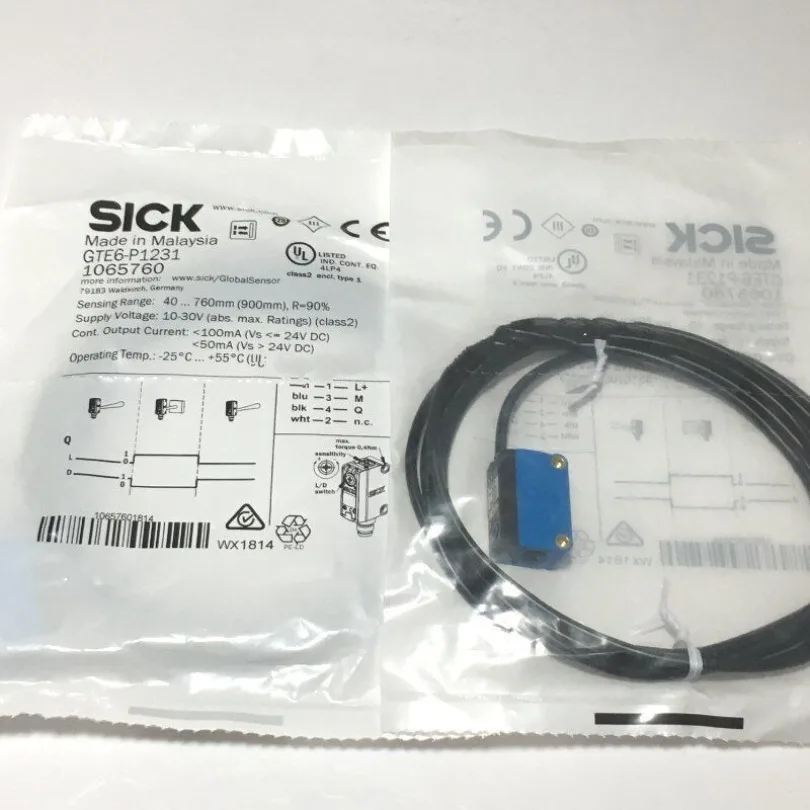 

Новый фотоэлектрический датчик Sick GTE6-P1231 (1 шт.)