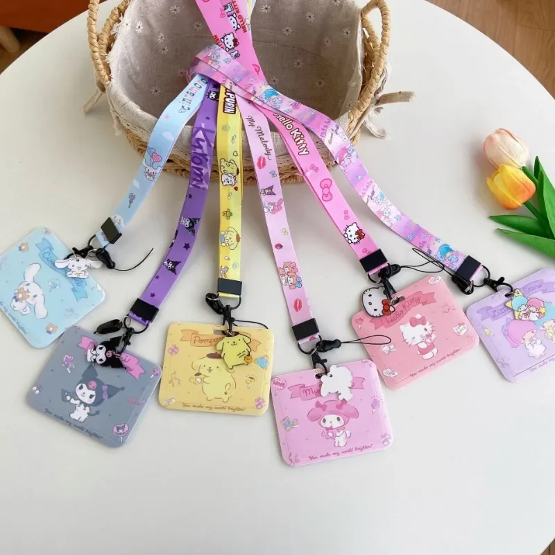 

Sanrio Nurse Lanyard ID Badge Holder Credit Card Case Neck Strap Card Holders Girl Credentials Accessories Cute Children Gifts