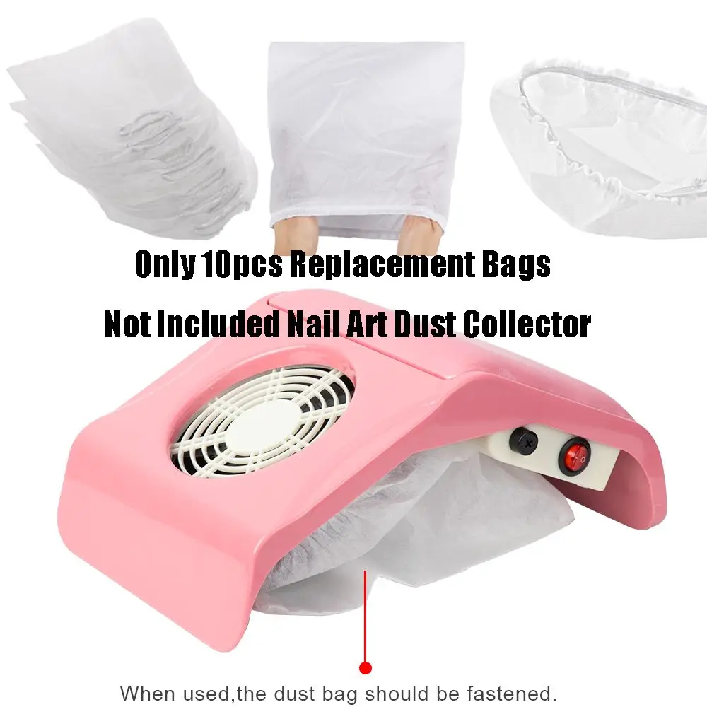 

Non-woven Vacuum Cleaner Elastic For Nail Art Dust Suction Collector Nail Art Tool Nail Dust Collector Bags Replacement Bags