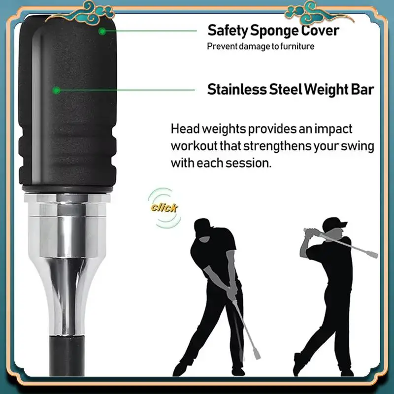 Golf Swing Trainer Stick For Indoor & Outdoor Practice Perfect For Professionals And Beginners Highly Recommended