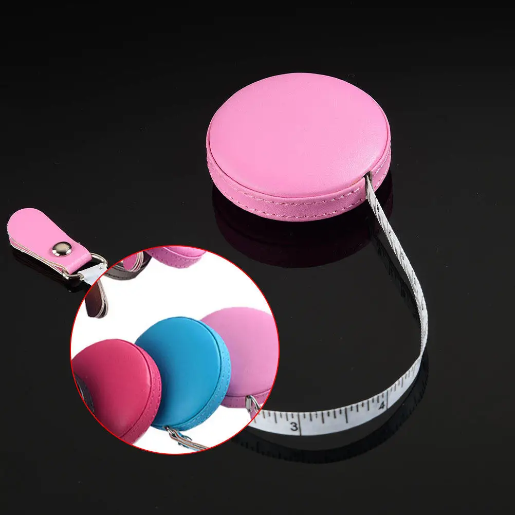1M Measuring Tape Soft Tape Measure PU Case Retractable Dual Side Inch Centimeter Ruler Sewing Tailor Craft Body Measure