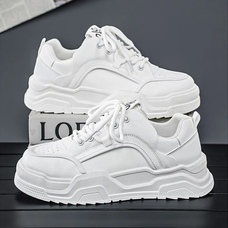 

Мужская обувь высокого качества, дизайнерская уличная водонепроницаемая обувь на платформе, модные повседневные кожаные дышащие кроссовки 2025 года, Tenis Hombres