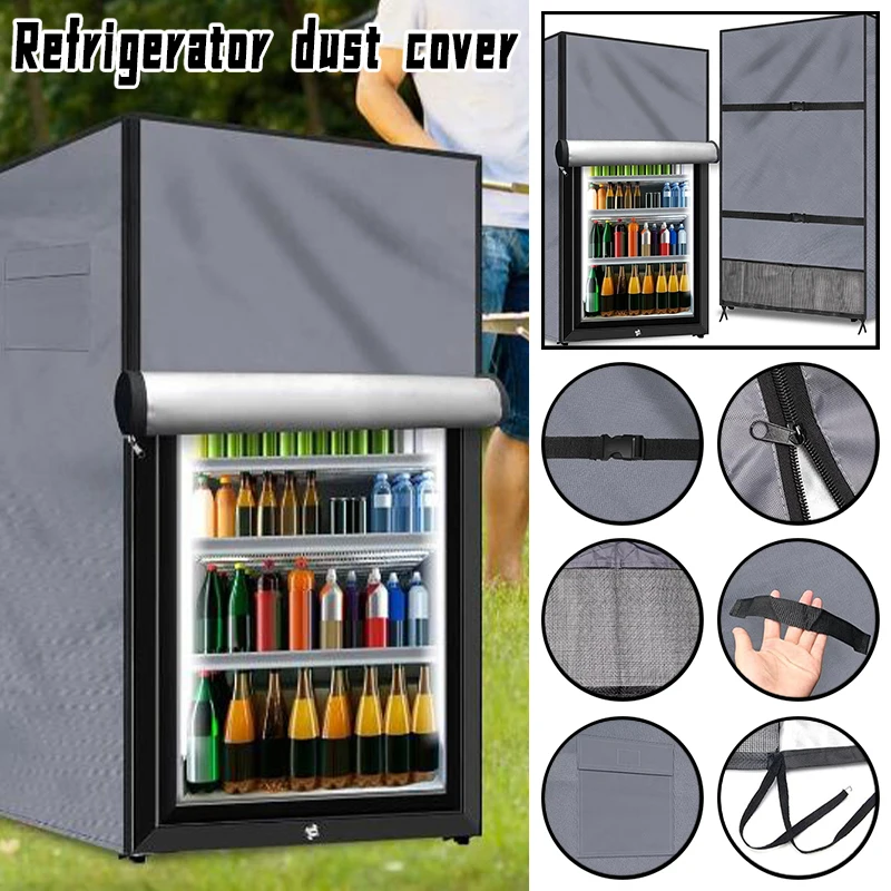 

Refrigerator Cover, Waterproof And Dust-proof Cover For Protecting Outdoor, Household Upright Freezers - Refrigerated Refrigerat