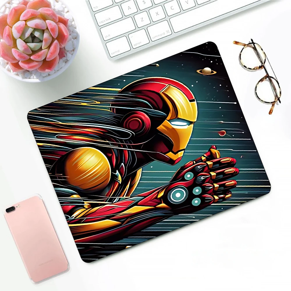 

Popular Movies Irons Mans Gaming Mouse Pad XS Small Mousepad For PC Gamer Desktop Decoration Office Mouse Mat Deskmat Rug