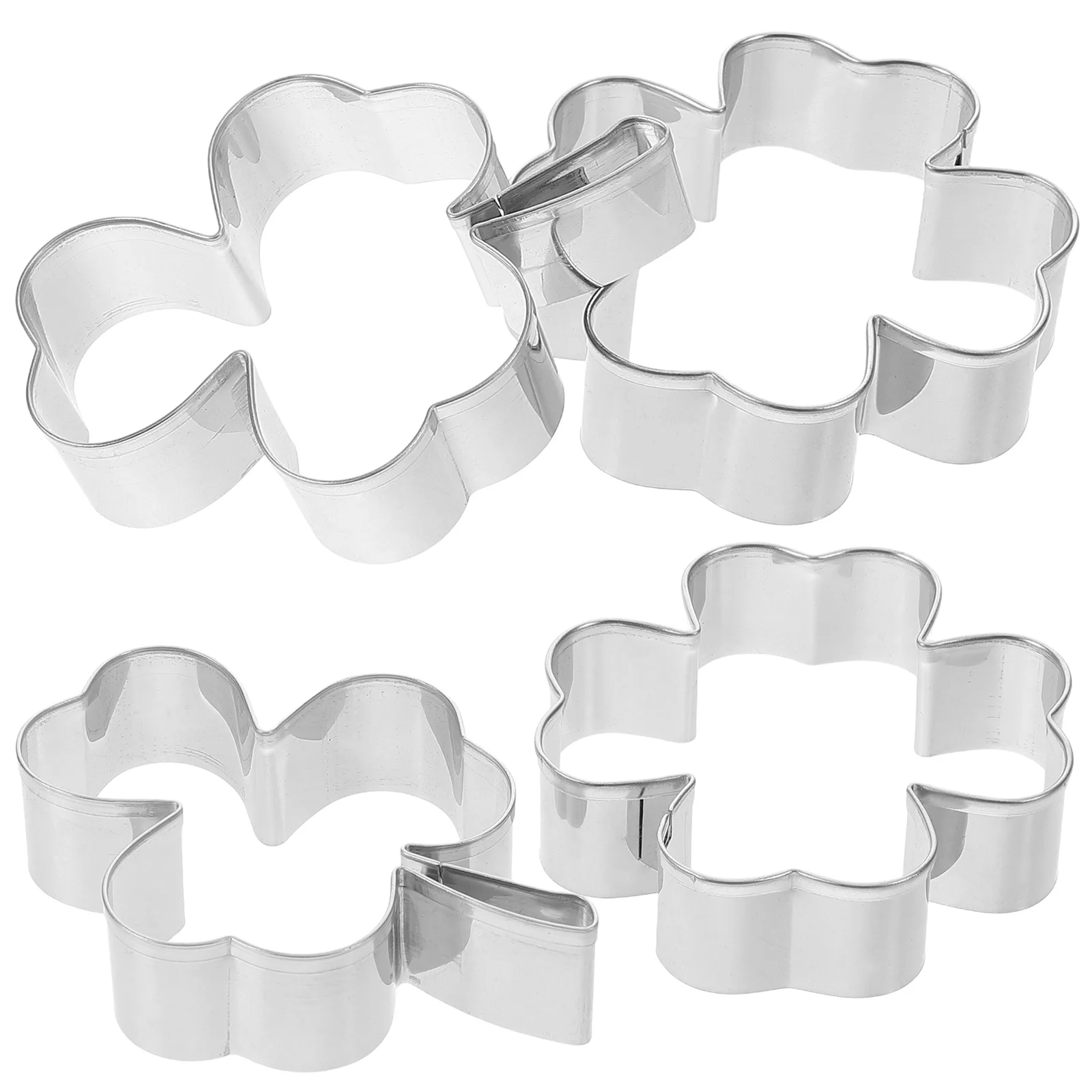 

4PCS Four Cutters Stainless Steel Mold for Baking Cookies Cutters St Accessory Patricks Day Seasonal Small Tools
