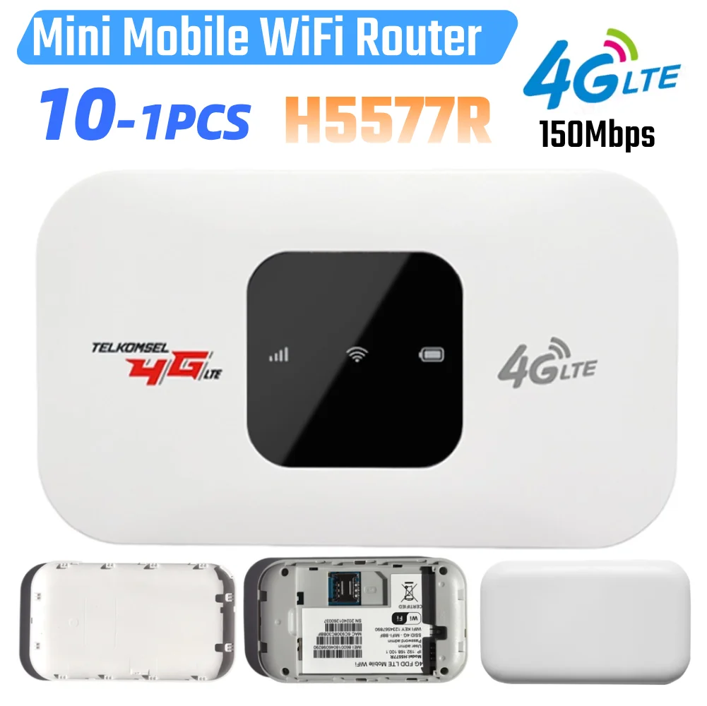 

Карманная мобильная точка доступа 4G LTE, 2100 мАч, 150 Мбит/с, портативная точка доступа Wi-Fi, поддержка 8–10 пользователей со слотом для SIM-карты, точка доступа, Wi-Fi-устройство