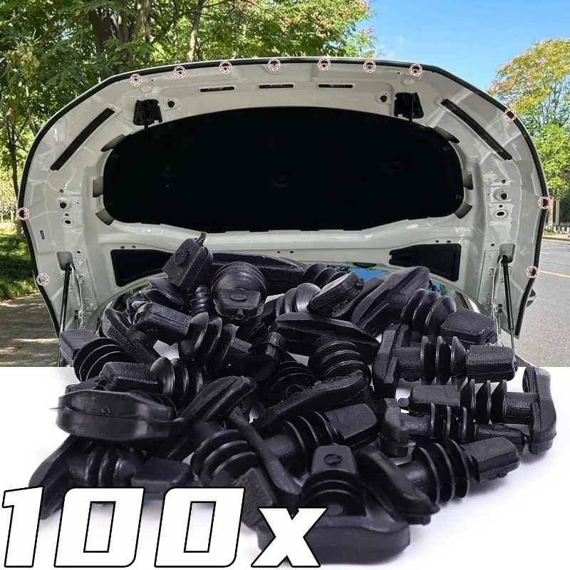 Car Hood Insulation Retainer Clamp Fastener Bonnet Fixed Clips Buckle for Volkswagen Jetta Santana Passat Maittens Sprint Golf