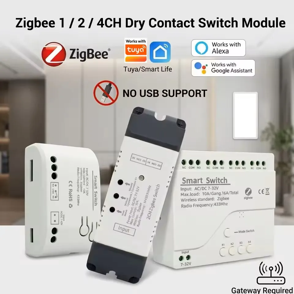 modulo-de-rele-inteligente-zigbee-1-2-4-canais-ac-dc-7-32v-ac-85-250v-para-casa-inteligente-com-controle-remoto-compativel-com-tuya-e-gateway-alexa-requer-gateway