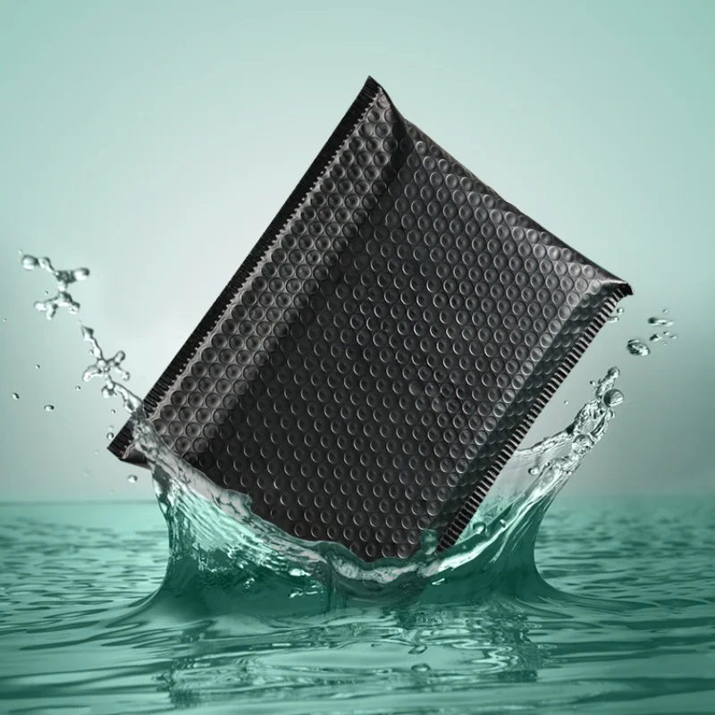 10/50/100pcs Envelope Bubble Mailer Express Envelope Storage Bag Black Mail Bag Self-Adhesive Sealed Express Bag