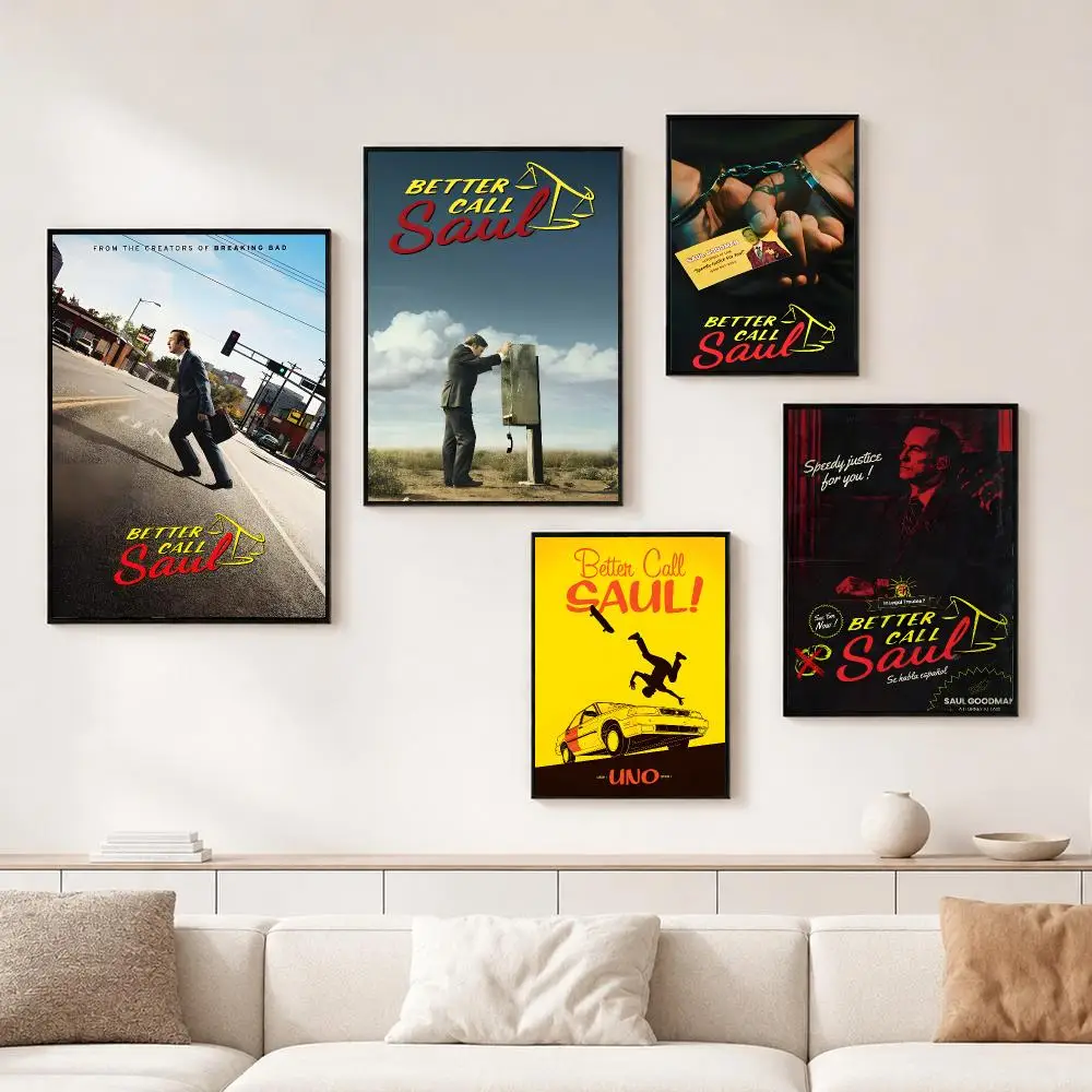 Teleplay B-Better Call Saul Poster Wall Art Print Art Suitable For Living Room Bedroom Bar Parlor Home Decor Gift