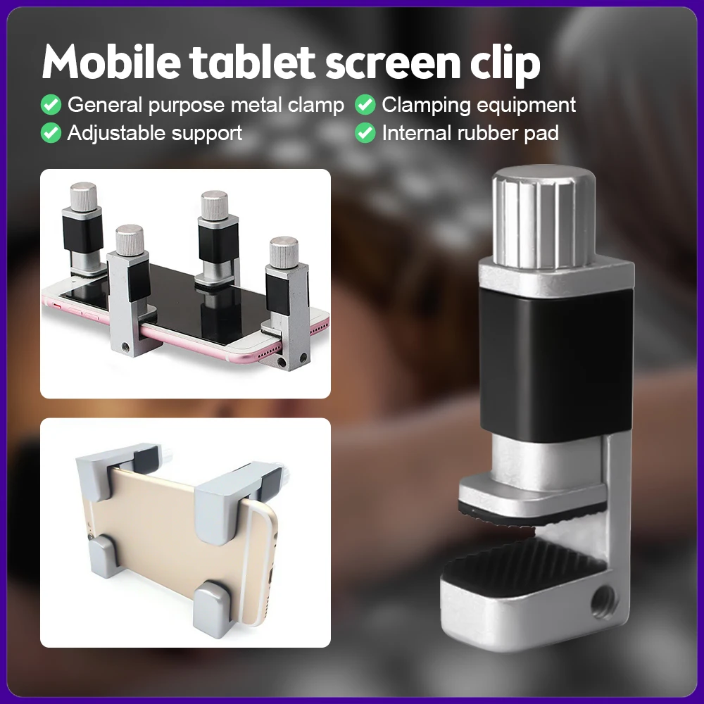 Klem Houder Verstelbare Mobiele Telefoon Reparatie Tool Lcd-Scherm Bevestiging Clip Tallet Accessoires Mobiele Telefoon Schermpers