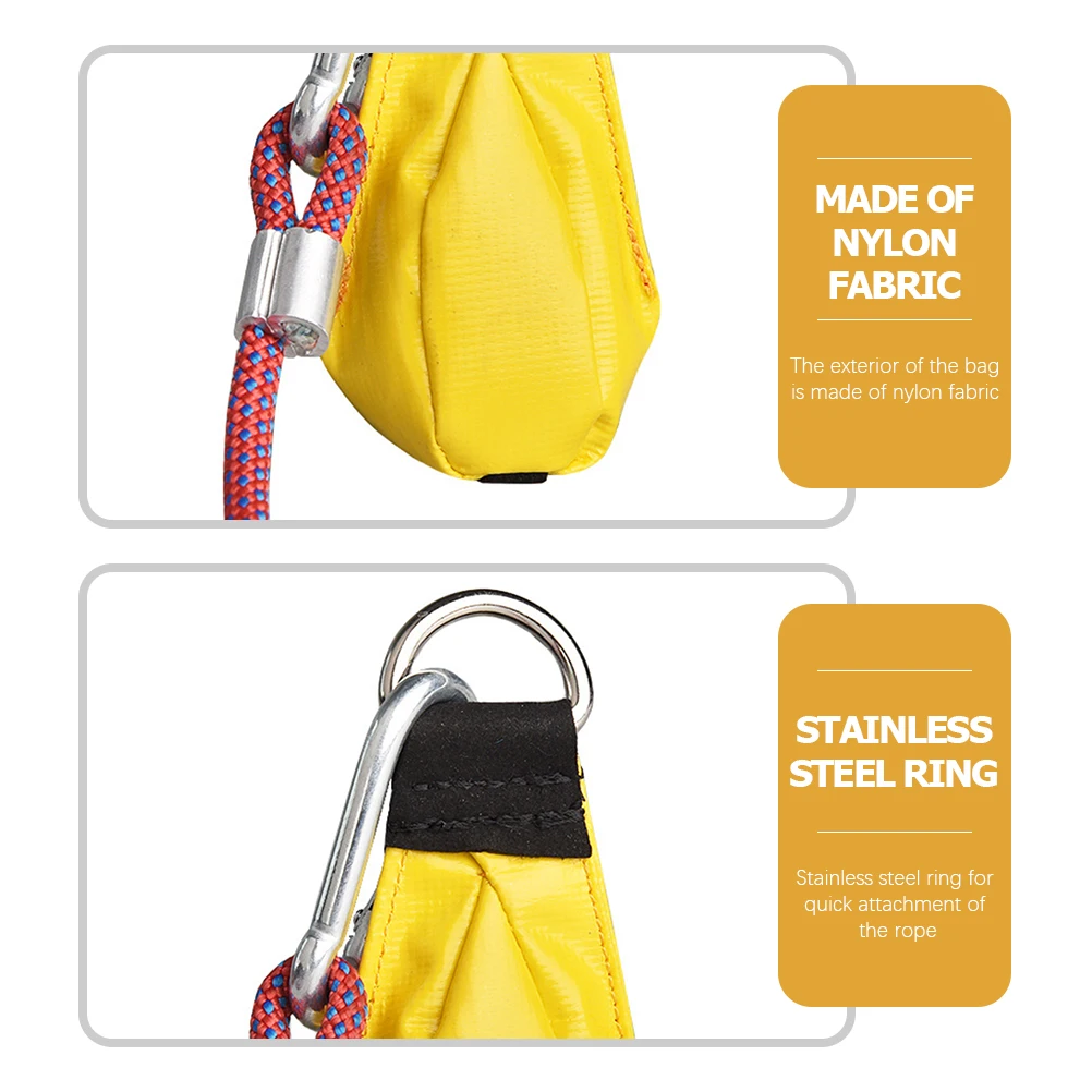 

Throw Bag Rock Climbing Accessory Mountaineering Equipment Portable Rope Throwing Weight
