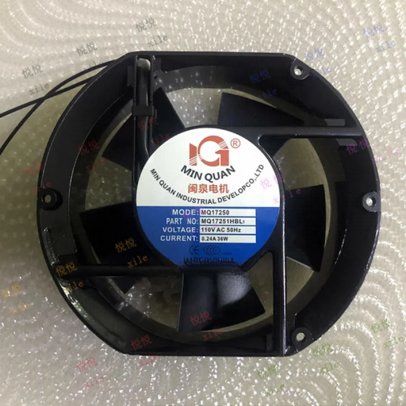 

L L FOR MIANQUAN MQ17250HBL1 AC110V 0.24A 17251 17CM Axial Fan