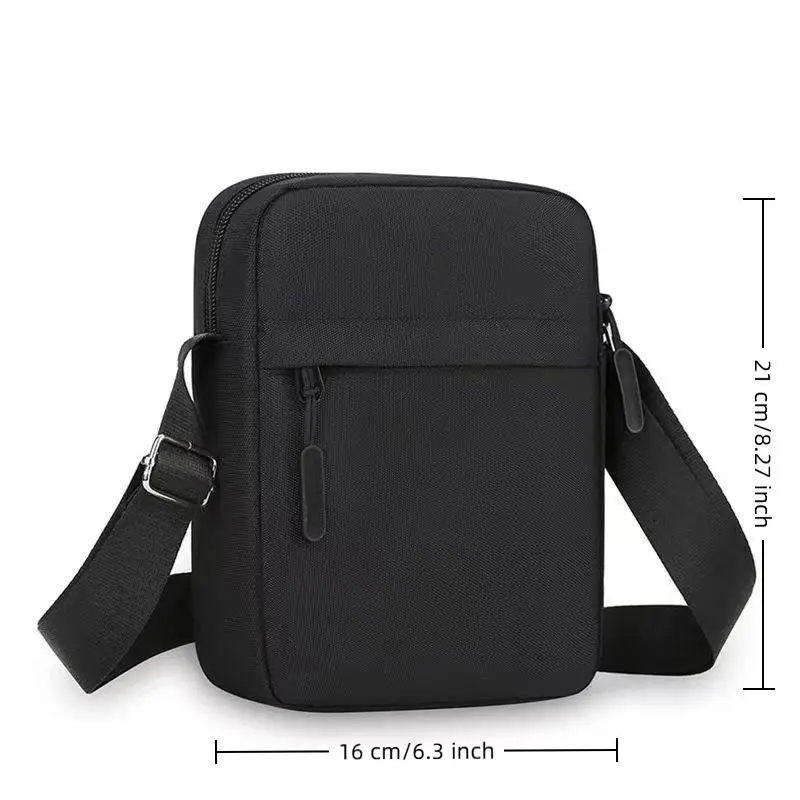Umhängetaschen für Damen und Herren, einfarbige Umhängetaschen, kleine Umhängetaschen, leichte Handytaschen. – Detail 10