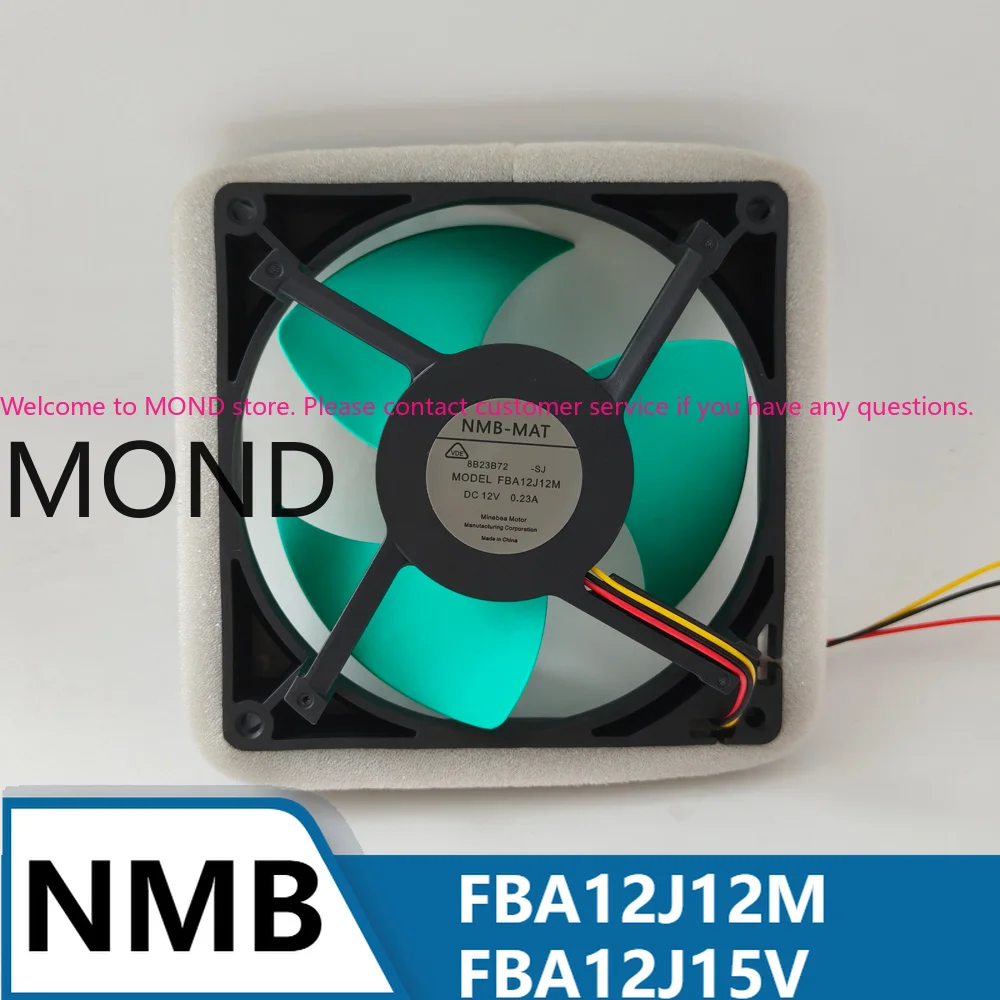 

NMB FBA12J15V FBA12J12M Refrigerator Cooling Fan NMB-MAT DC12V 0.23A 115V 0.28A 2.5CM for Panasonic Haier Sharp Freezer