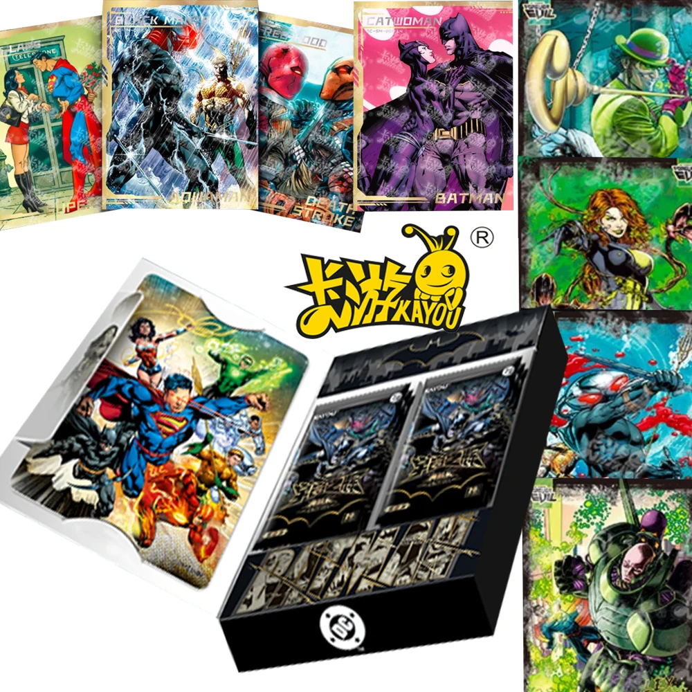 

KAYOU DC Commemorative Collection Cards Superman Batman Aquaman Movies Famous Scenes and Plot Cards Peripherals Creative Gifts