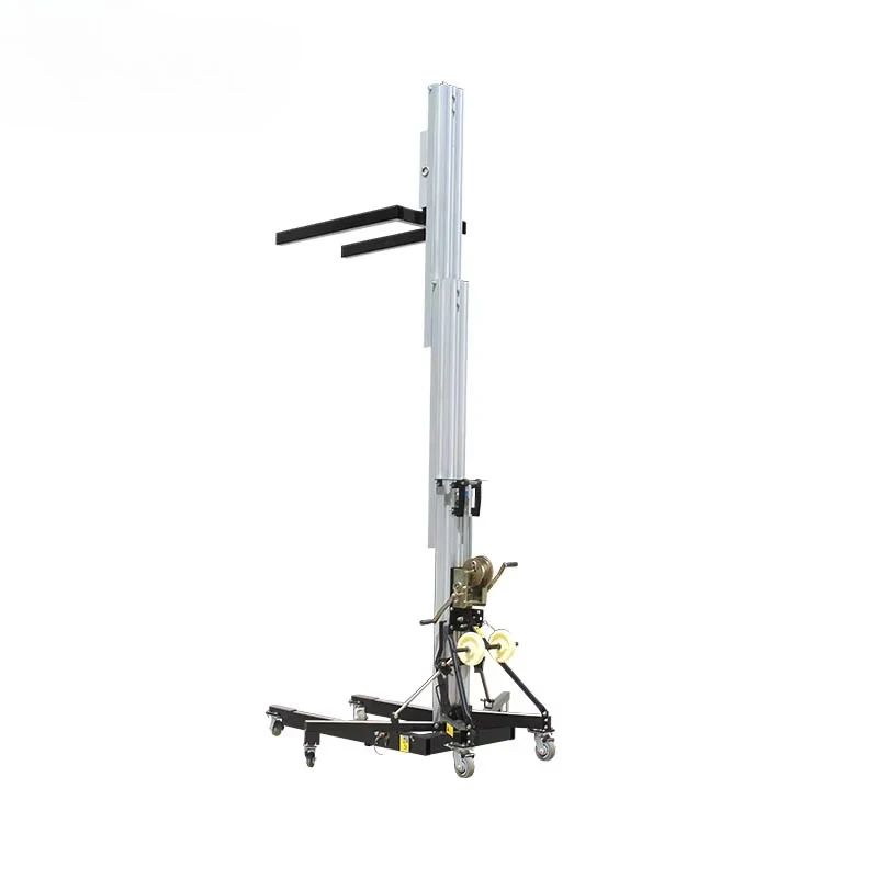 EN280 Certified Portable Manual Operated Aluminum Material Lift