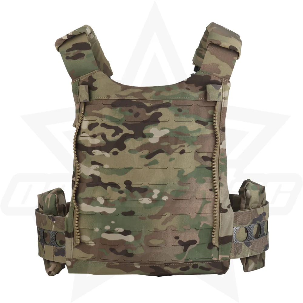 OphidianTac V5 PC Hunting Vest Plate Carrier Modular Molle Vest with Quick Release Portable 556 Triple Mag Pouch