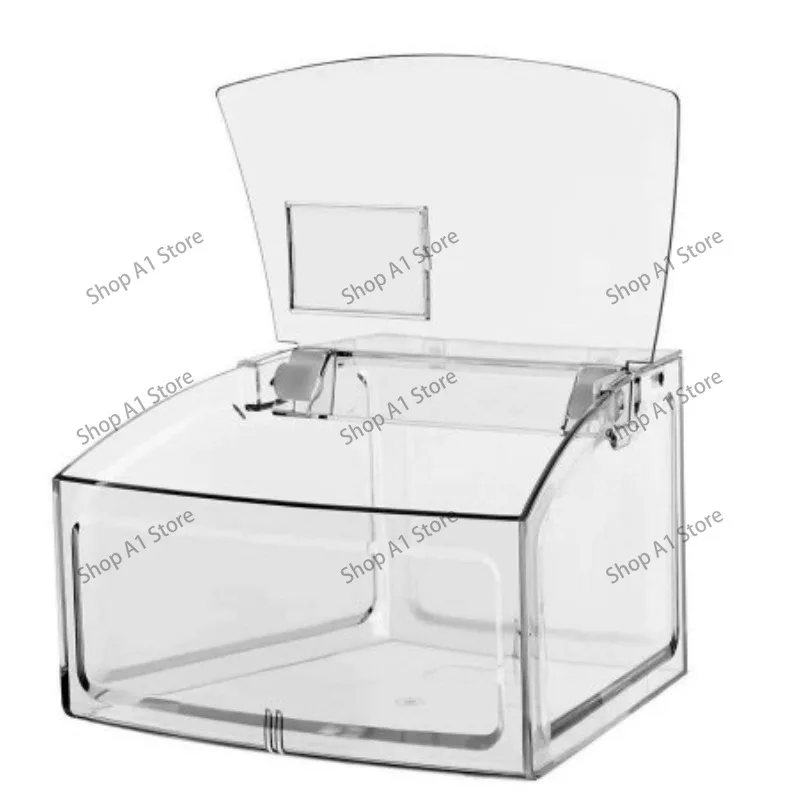 Clear Acrylic Bulk Food Box, Supermarket Snack Candy Dry Goods Display Container