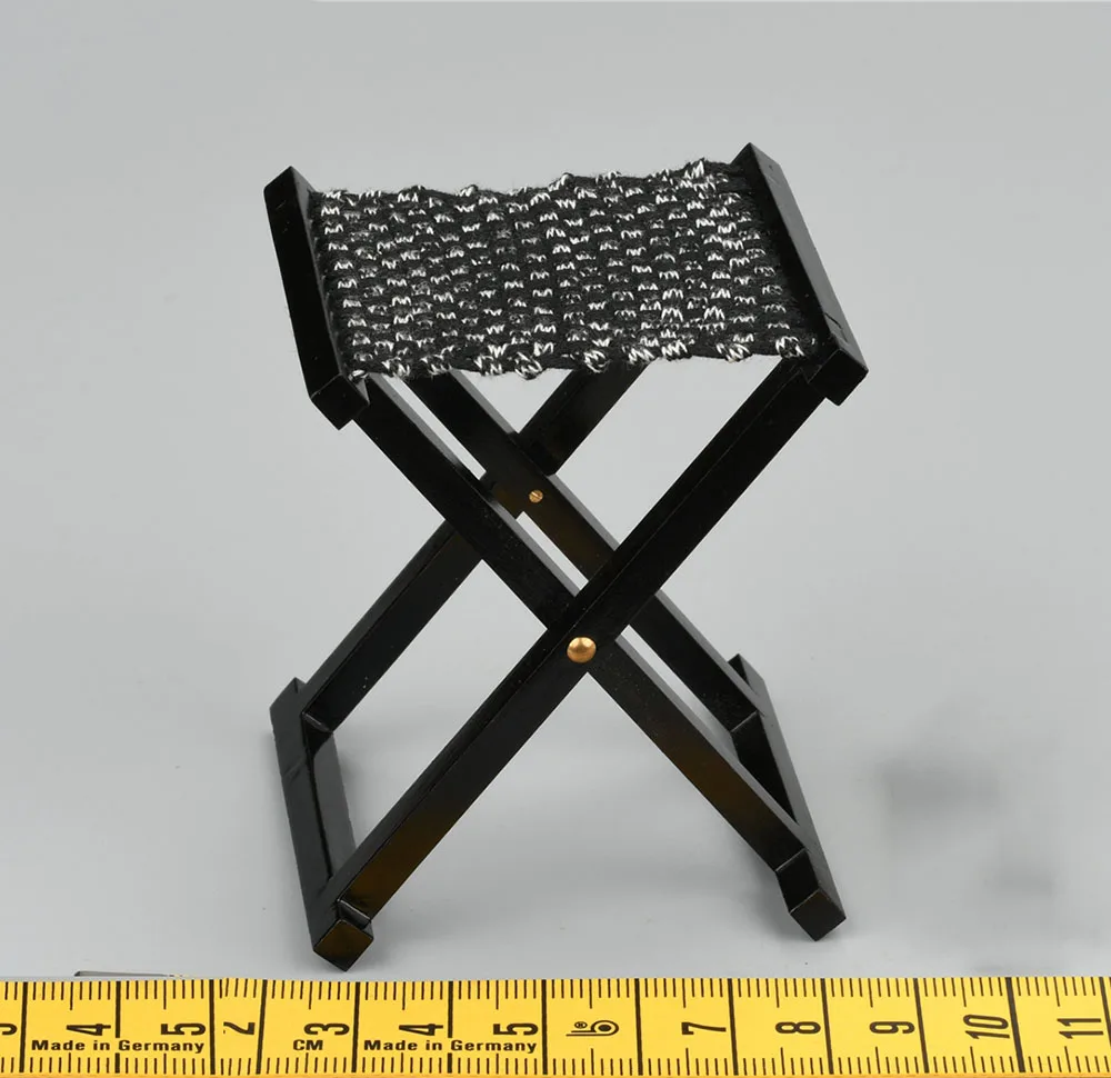 IQO MODEL DM001 Scale 1/6 Asia Japan Old Vintage Takeda Shingen Model Chair Campstool Can be Fold Accessories Fit 12