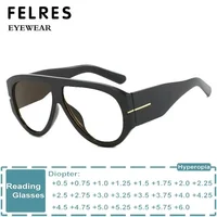 Gafas de Lectura de Piloto Extra Grandes de Moda para Hombre y Mujer, Gafas Anti Luz Azul con Remaches, Gafas de Presbicia, Lupa Óptica