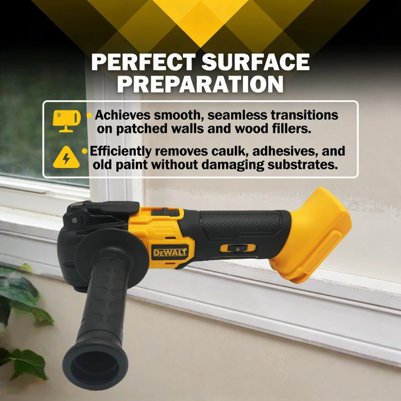 DEWALT Brushless Multi-Function Oscillating Tool - Universal Cut, Polish & Scrape Vibration Tool (without battery)