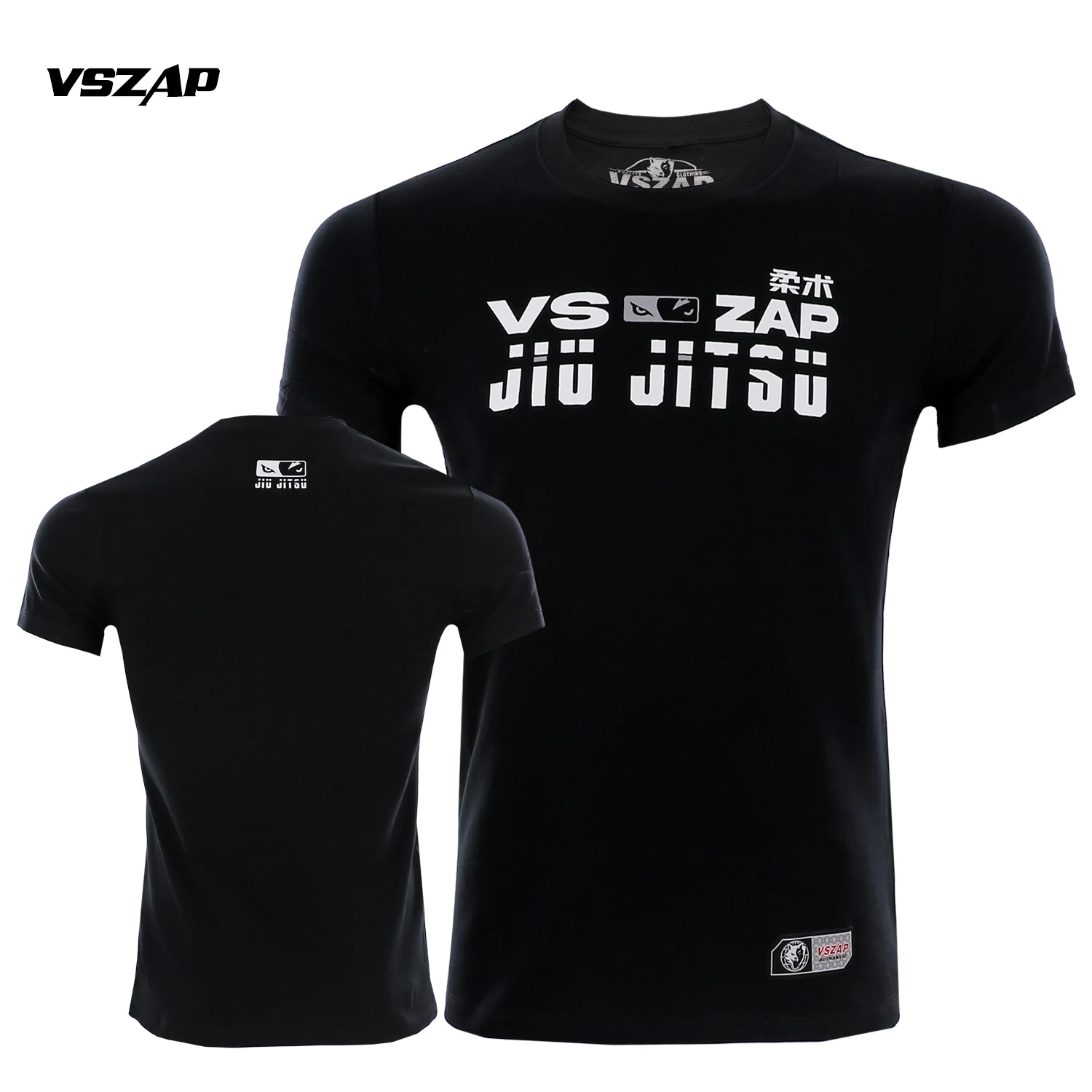 VSZAP Fighting Martial Arts Muay Thai Fighting Fitness Sports Judo Short Sleeve Boxing Gym T-shirt