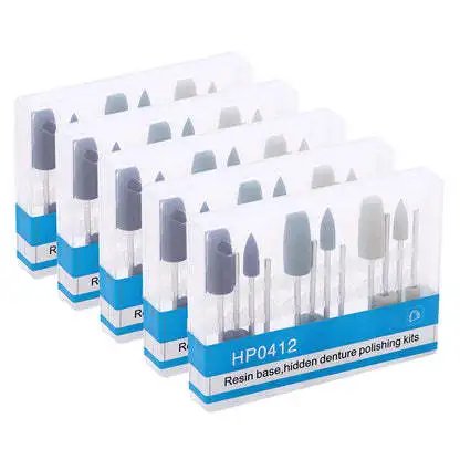 Professional Dental Grinding polishing kit 10pcs Porcelain Grinding Polishing Tools Oral Consumables High Quality
