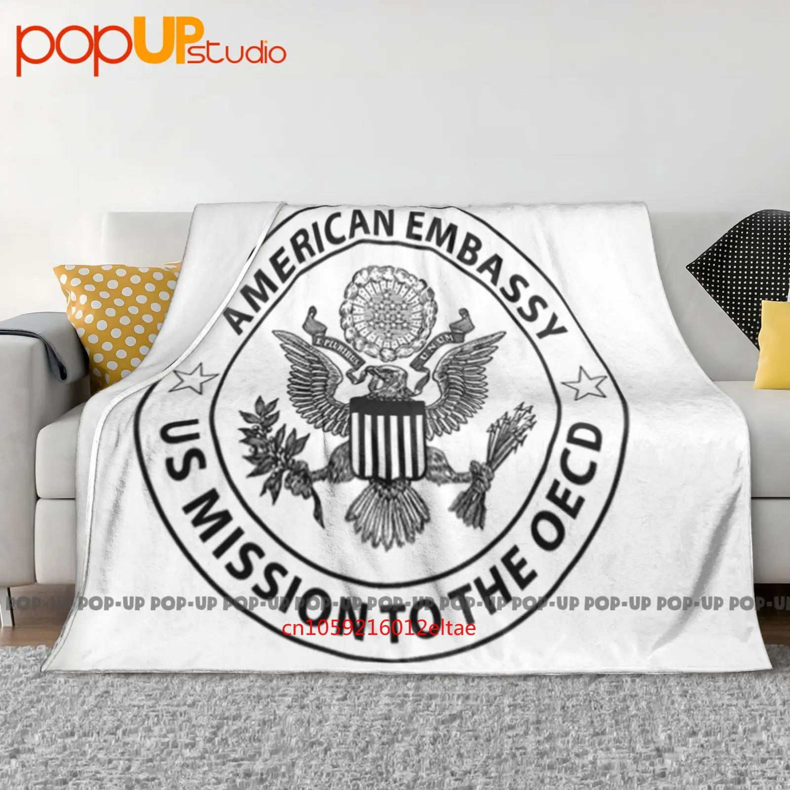 State Dept Us Embassy Mission To The Oecd Manta ultrasuave Edredón Funda de sofá de invierno Fundas de cama