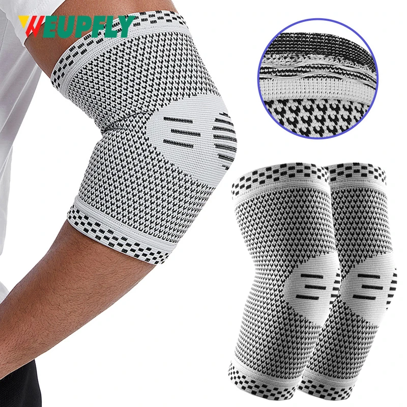 1/2 Stück Ellenbogenbandage zur Sehnenentzündung, Tennis-Ellenbogen-Kompressions-Stützhülse zur Linderung von Ellenbogenschmerzen, Arthritis, Schleifentzündung