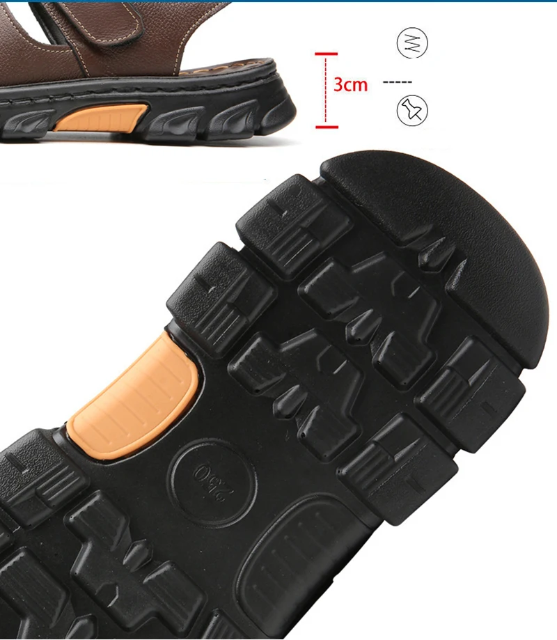 Sommer neue Mode Herren Strands chuhe Sandalen hochwertige atmungsaktive rutsch feste Plateaus andalen Outdoor-Freizeit schuhe.