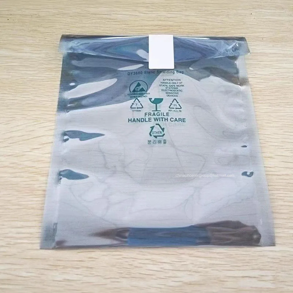 

Antislatic Shielding Bag, Esd Aluminun Anti Static Bags, Esd Zip Bag, Antistatic Bag Logo,Antistatic Bag Hard Drive, Antistatic