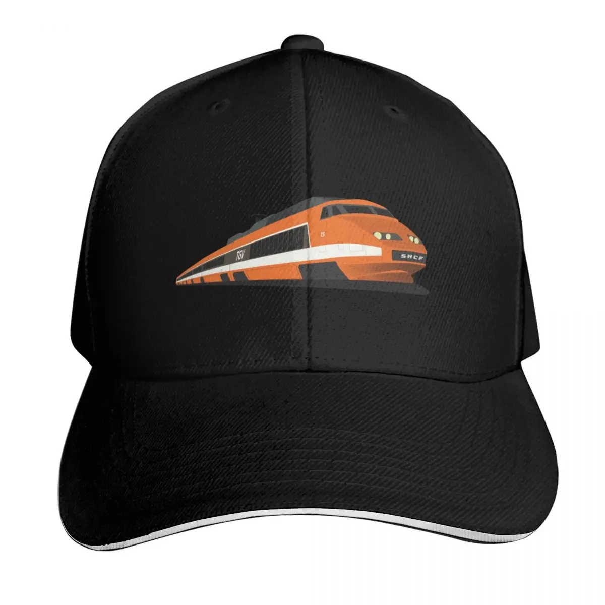 

TGV Orange High-Speed Train, SNCF TGV Sud-Est Baseball Cap Kids Hat luxury caps Winter hat Caps For Men Women's