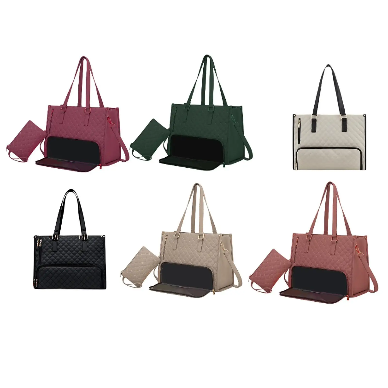 Womens Tote Bag Computer Shoulder Handbag for Casual Picnic Business