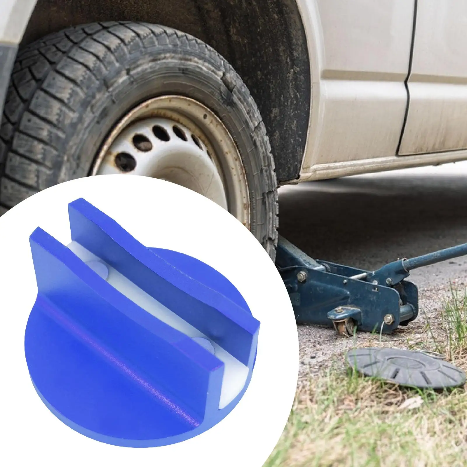 

Universal Car Jack Pad Aluminum Alloy Jacking Adapter Grooved Pinch Weld Frame Rail Lift Accessory for Vehicle Repair