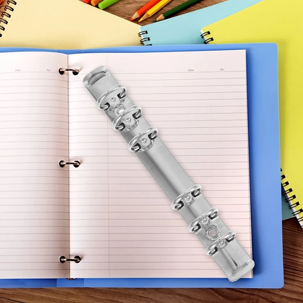 Binder Mechanism Replacement Notebook Ring Clip Segmented Loose Leaf 6 File Holder Spine Bar Binders