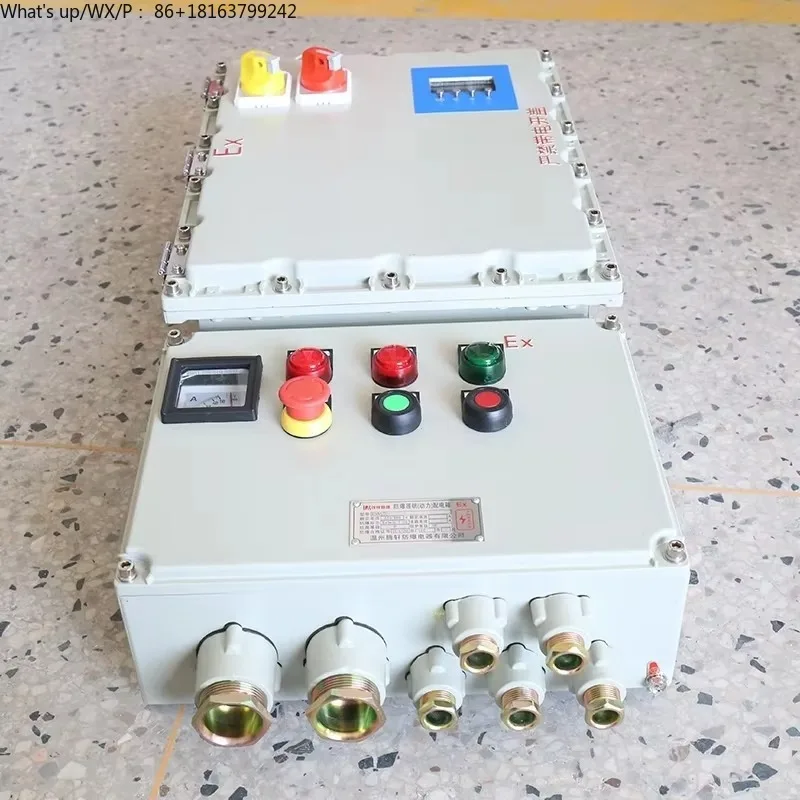 

Aluminum Alloy Explosion-Proof Electronics & Instrument Enclosure Power Supply Control Box Maintenance Lighting Power Switch